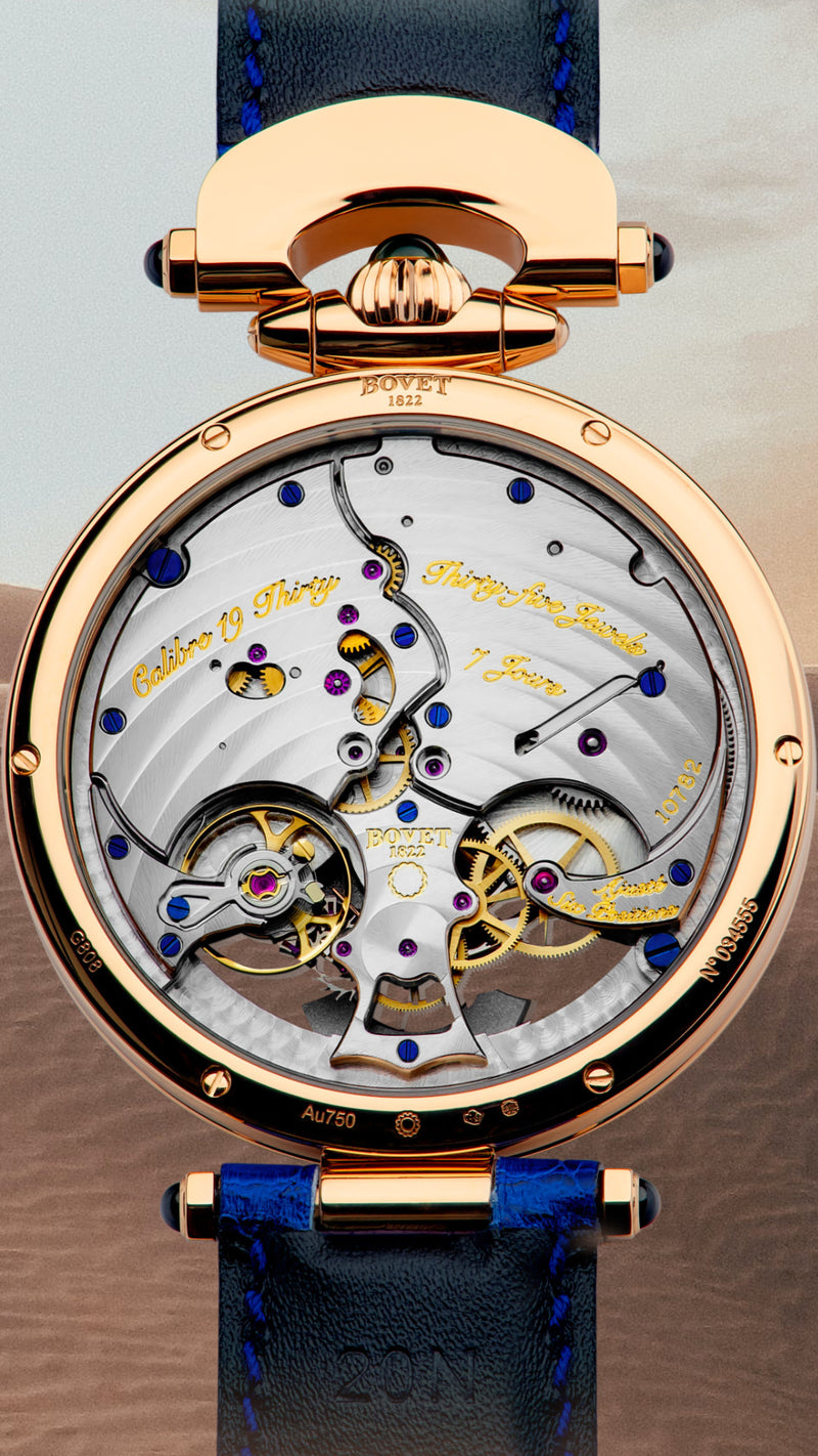 Orbis Mundi Red Gold Blue Guilloché