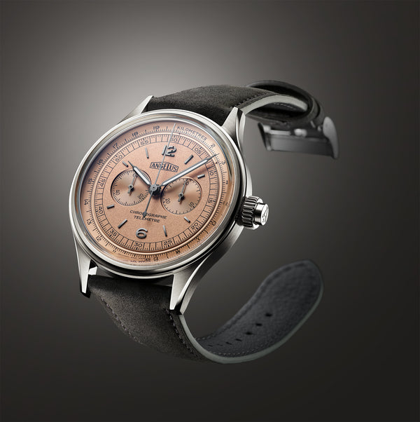 Chronographe Télémètre Steel Rose Dial