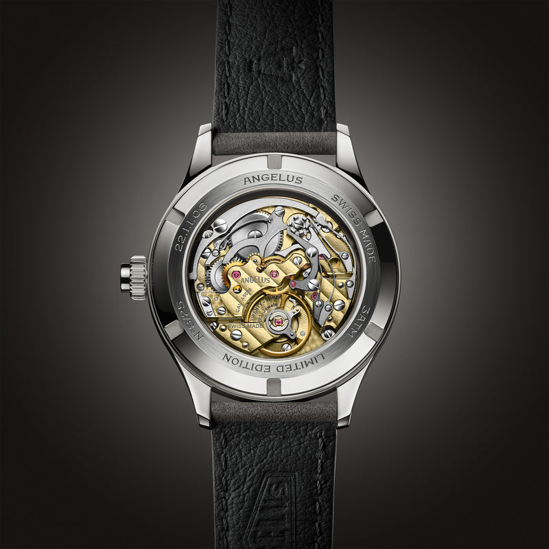 Chronographe Télémètre Steel Rose Dial
