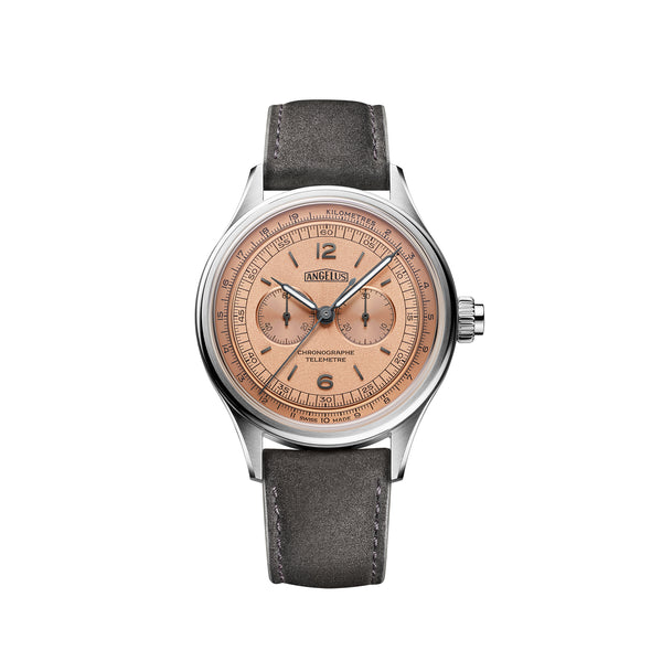 Chronographe Télémètre Steel Rose Dial