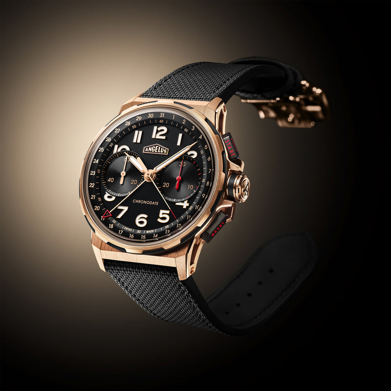 Chronodate Red Gold Black