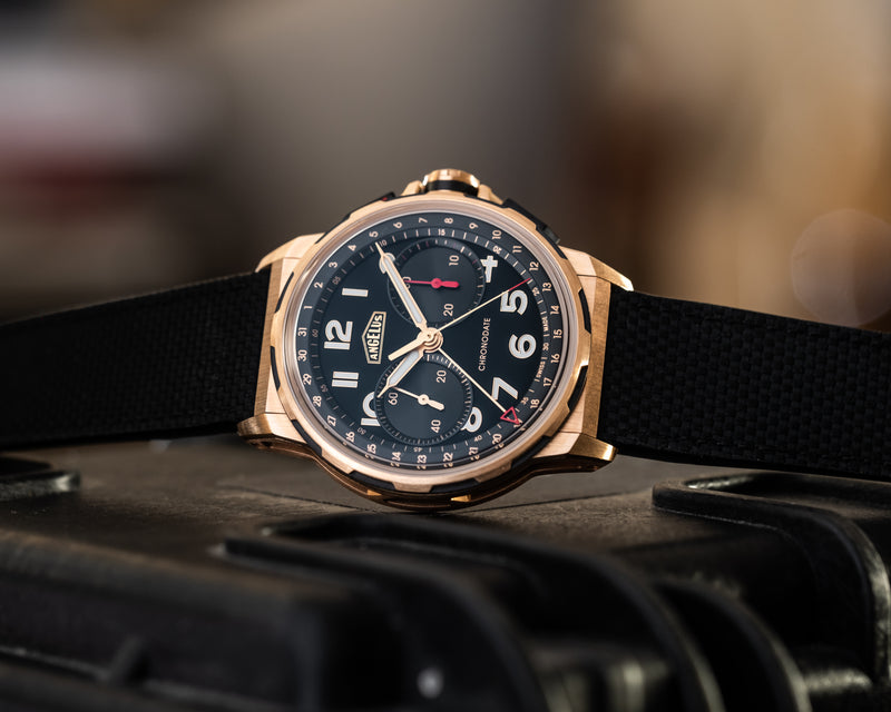 Chronodate Red Gold Black