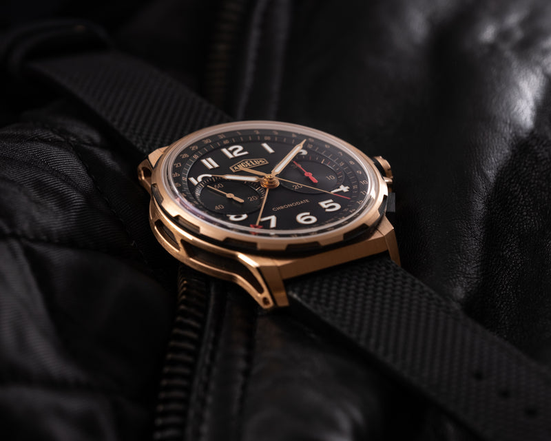 Chronodate Red Gold Black