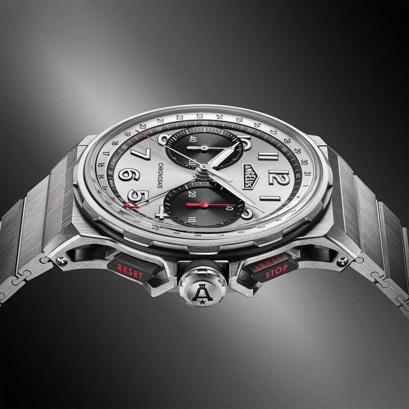 Chronodate Titanium Magnetic Silver