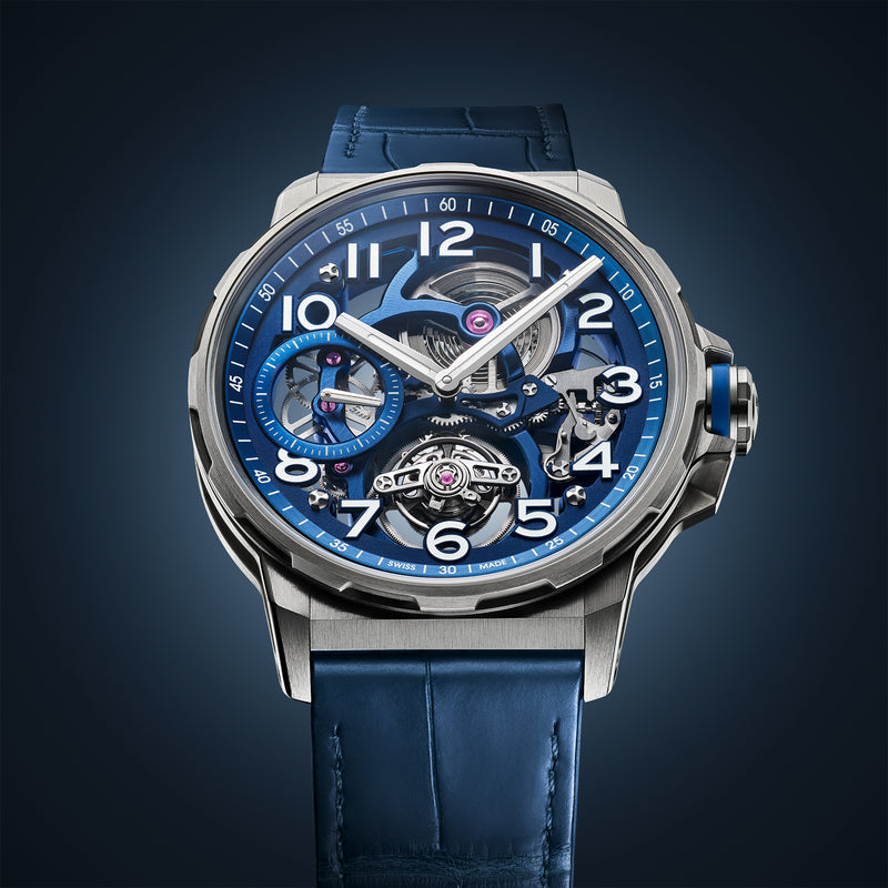 Flying Tourbillon Titanium, Blue Edition