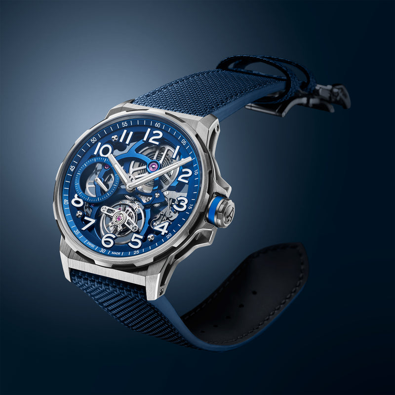 Flying Tourbillon Titanium, Blue Edition