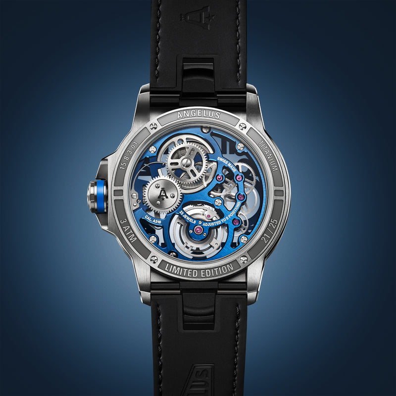 Flying Tourbillon Titanium, Blue Edition