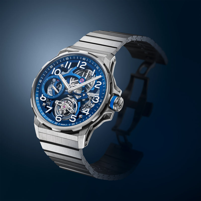 Flying Tourbillon Titanium, Blue Edition