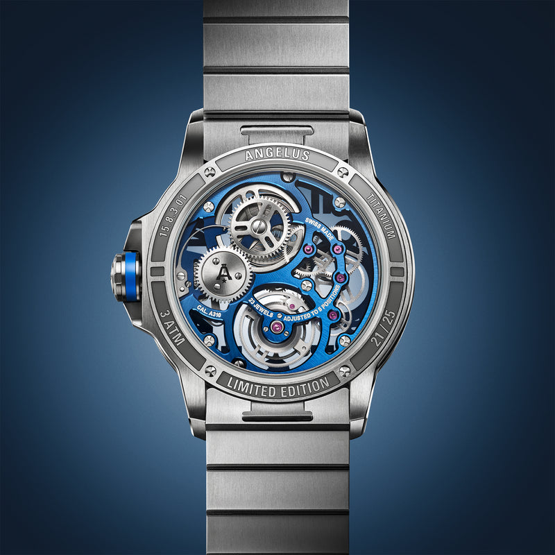 Flying Tourbillon Titanium, Blue Edition