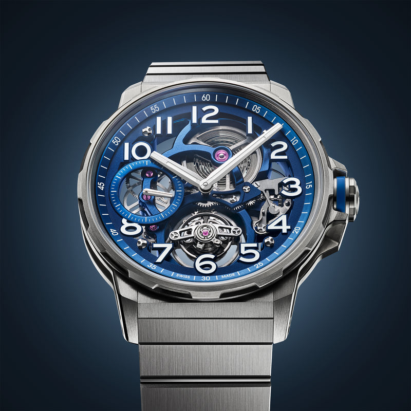 Flying Tourbillon Titanium, Blue Edition