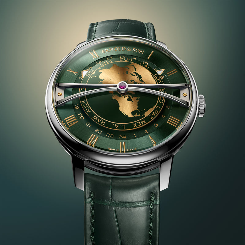 Globerrotter 42 Steel Greenwich Green