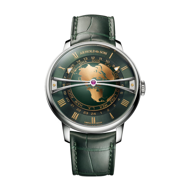 Globerrotter 42 Steel Greenwich Green