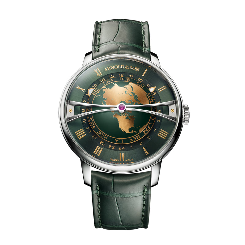 Globerrotter 42 Steel Greenwich Green