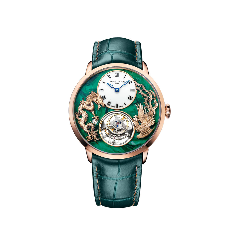 Ultrathin Tourbillon Dragon & Phoenix "Verdite"