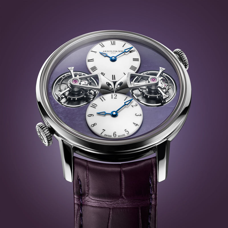 Double Tourbillon White Gold Charoite Edition