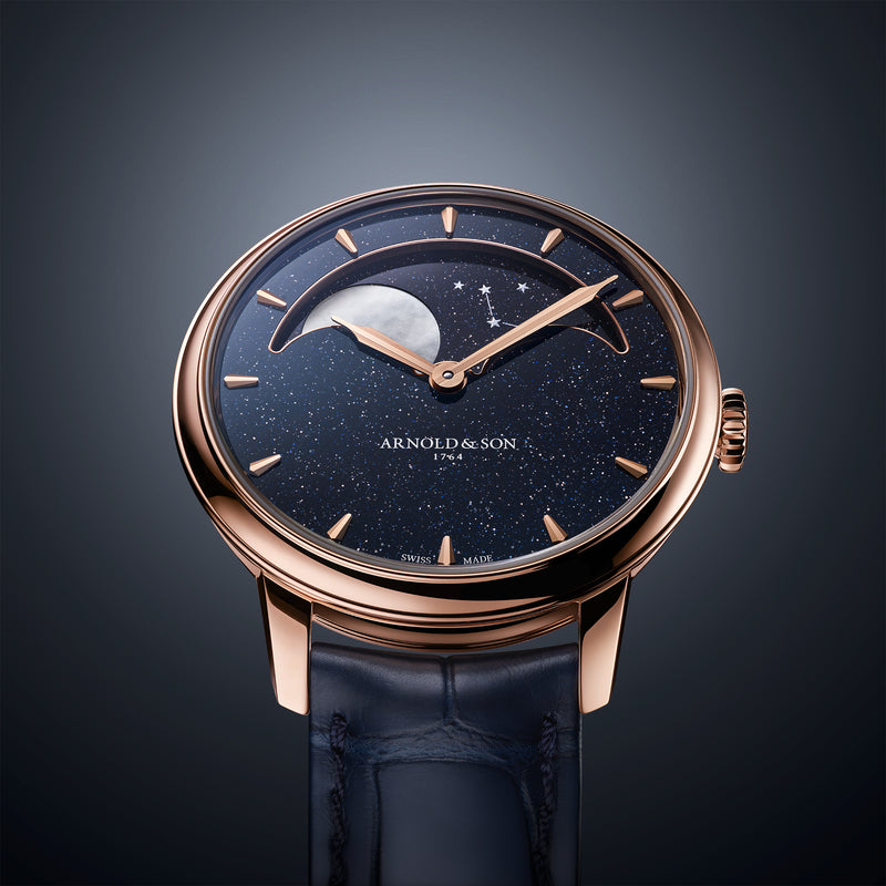 Perpetual Moon 38 Gold Blue Aventurine