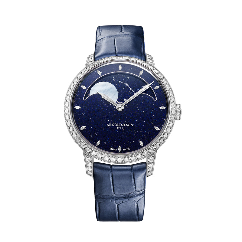 Perpetual Moon 38 White Gold Aventurine