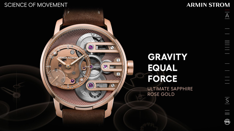 Gravity Equal Force Ultimate Sapphire Rose Gold