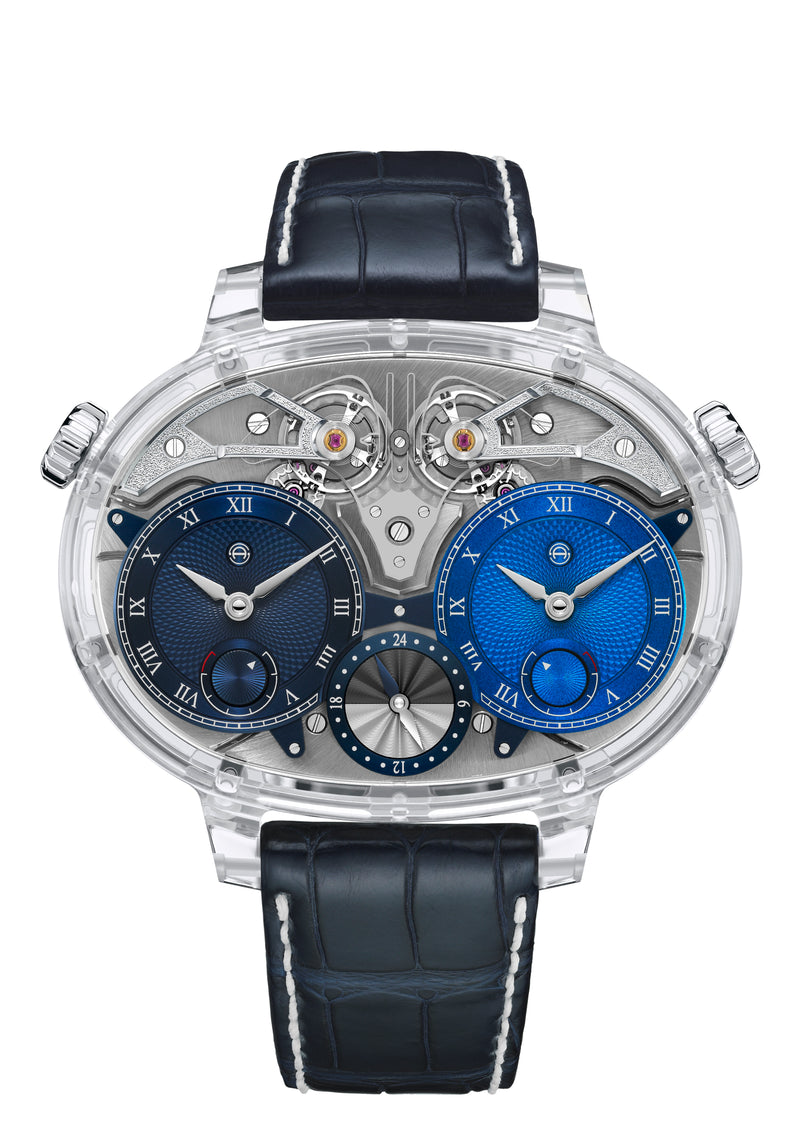 Dual Time Resonance Manufacture Edition Sapphire – INDP Watches