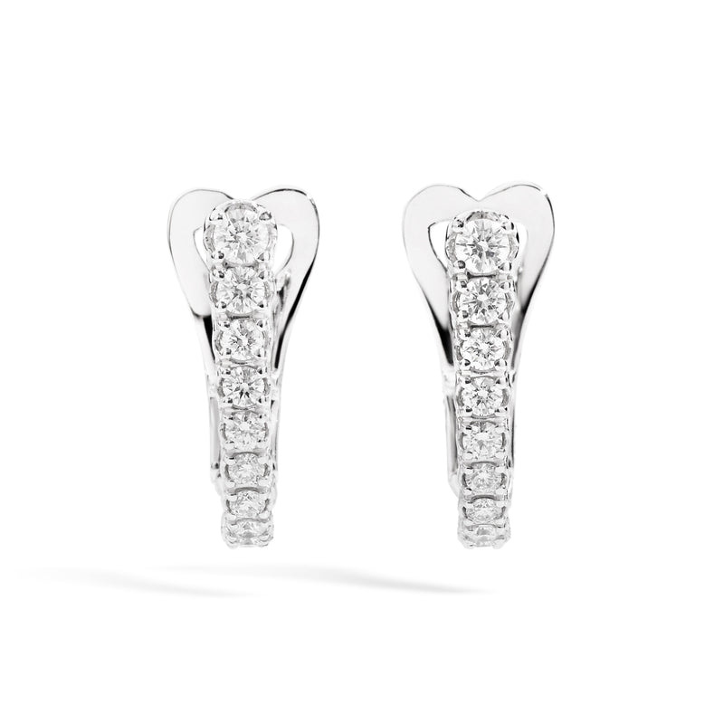 ANNIVERSARY Earrings 18 Kt white gold and diamonds