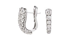 ANNIVERSARY Earrings 18 Kt white gold and diamonds
