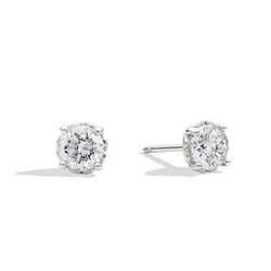 ANNIVERSARY Diamond stud earrings 18 Kt white gold and diamonds