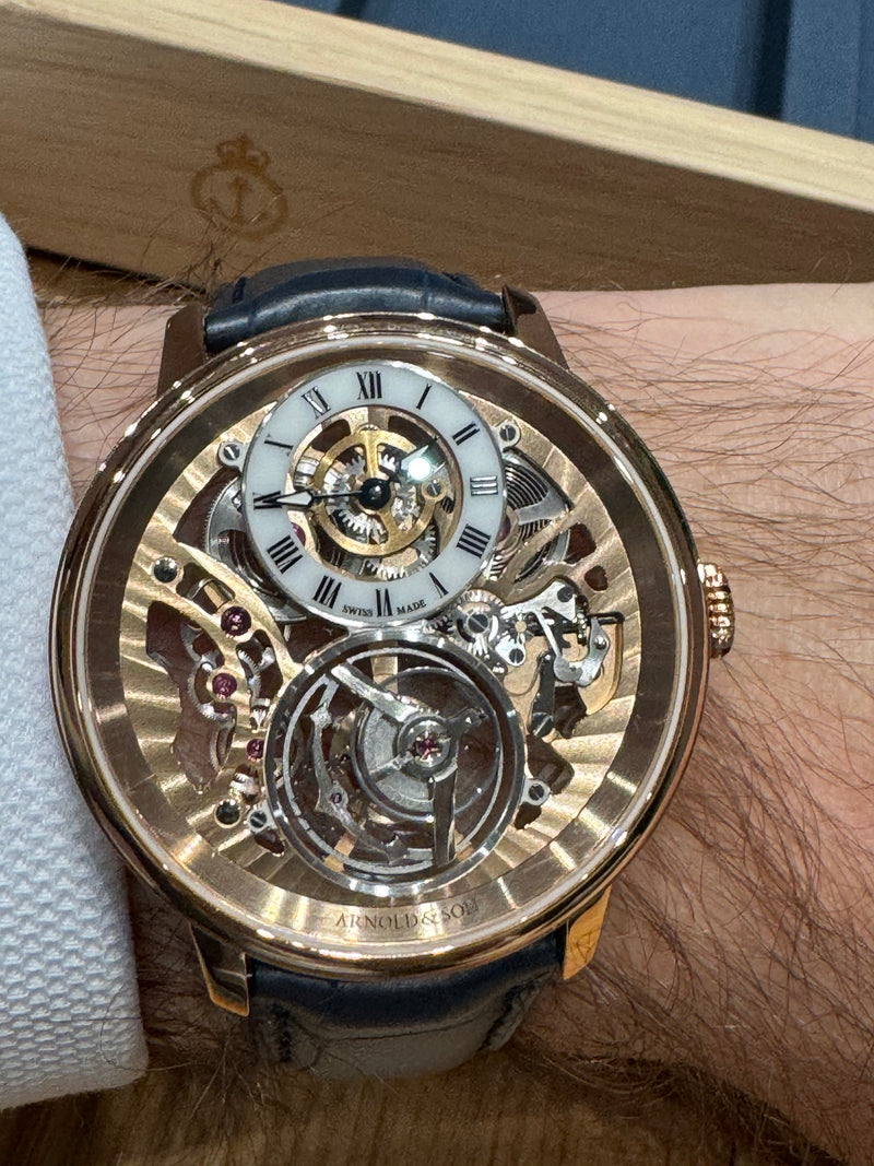 Ultrathin Tourbillon Skeleton Red Gold