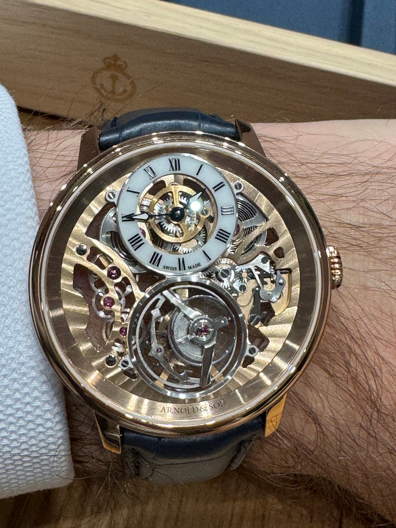 Ultrathin Tourbillon Skeleton Red Gold