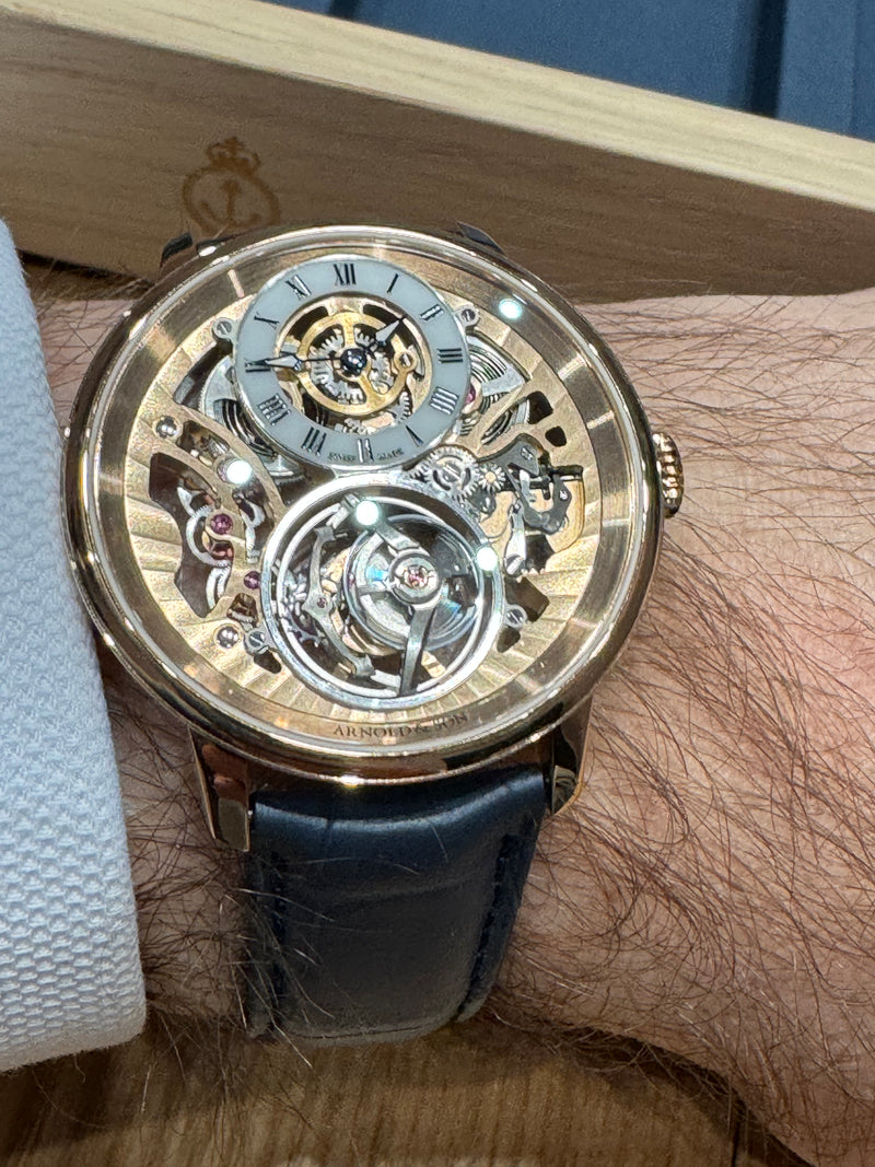 Ultrathin Tourbillon Skeleton Red Gold