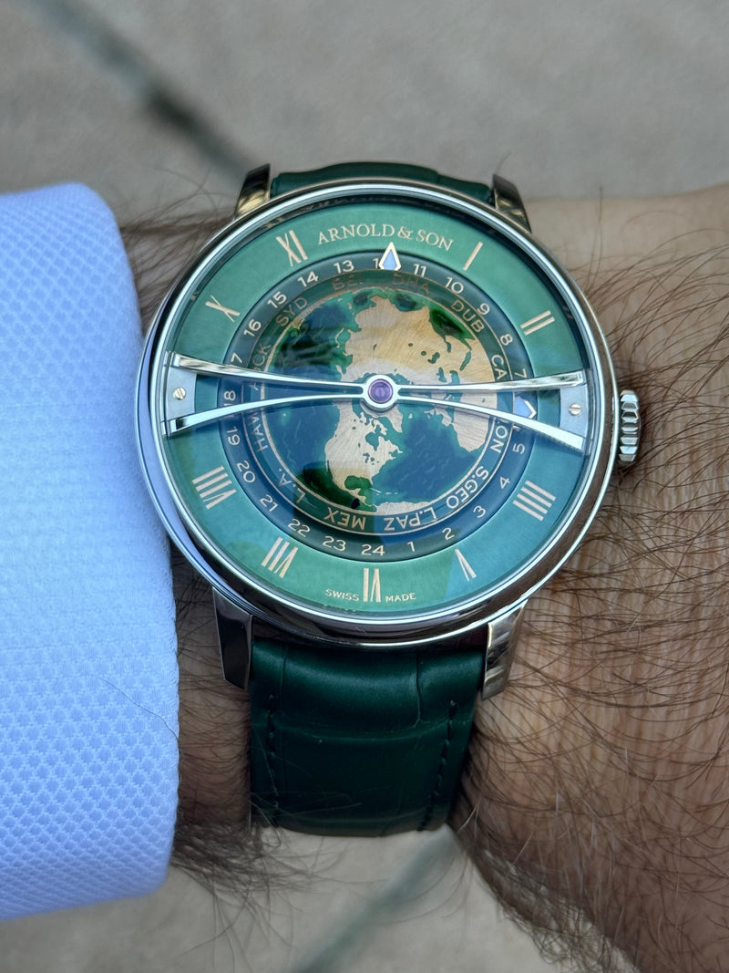 Globerrotter 42 Steel Greenwich Green