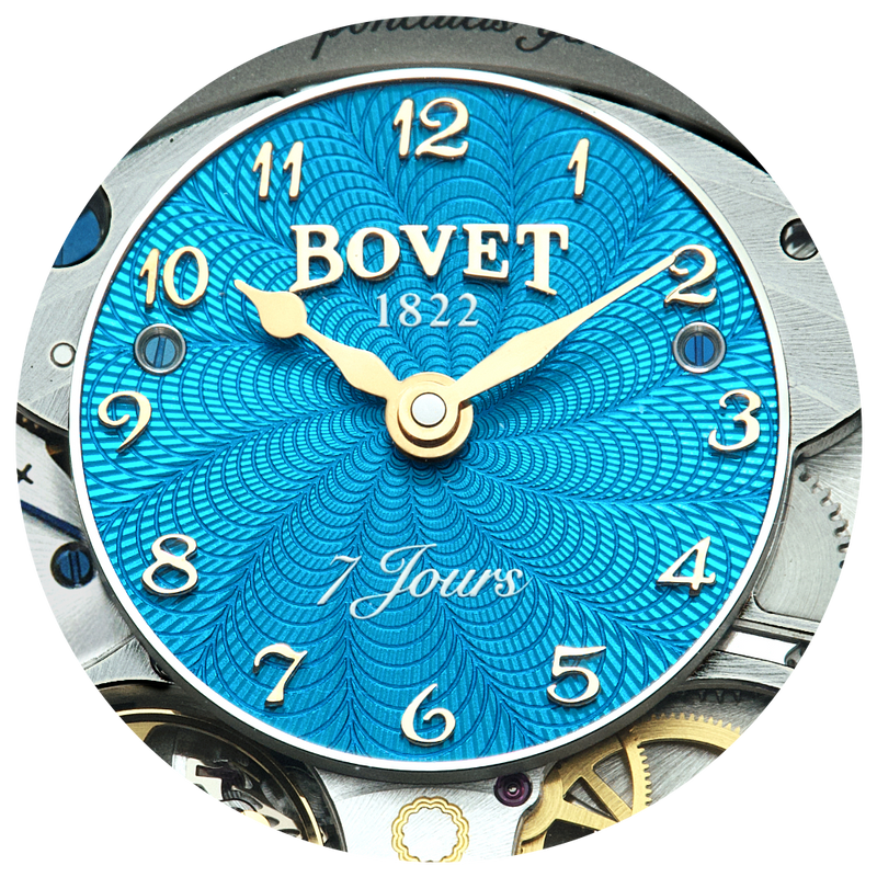 Monsieur Bovet White Gold Blue