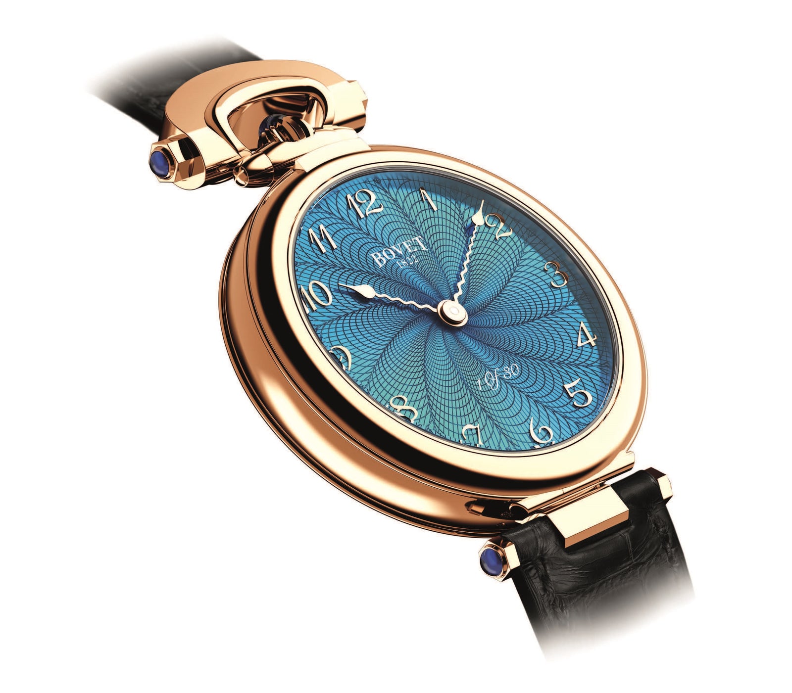 Monsieur Bovet Red Gold Black – INDP Watches - Main Image