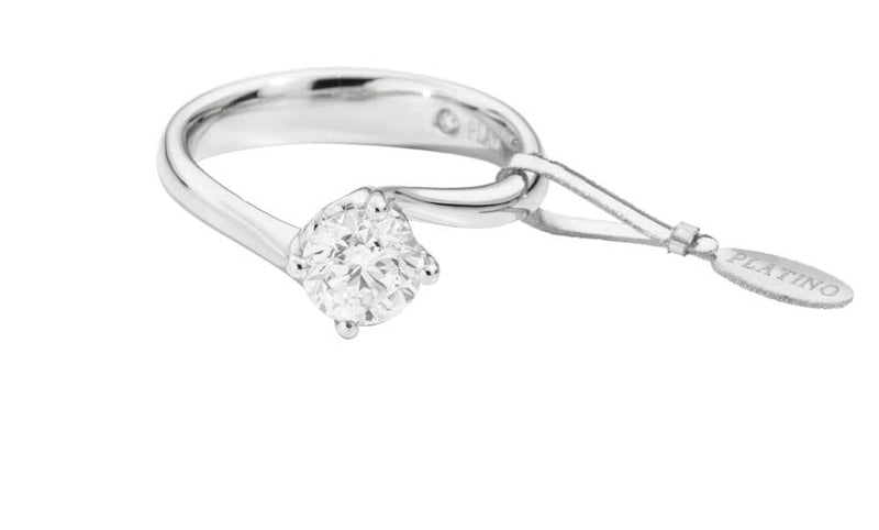 ANNIVERSARY PLATINUM Valentin solitaire ring Platinum and diamonds