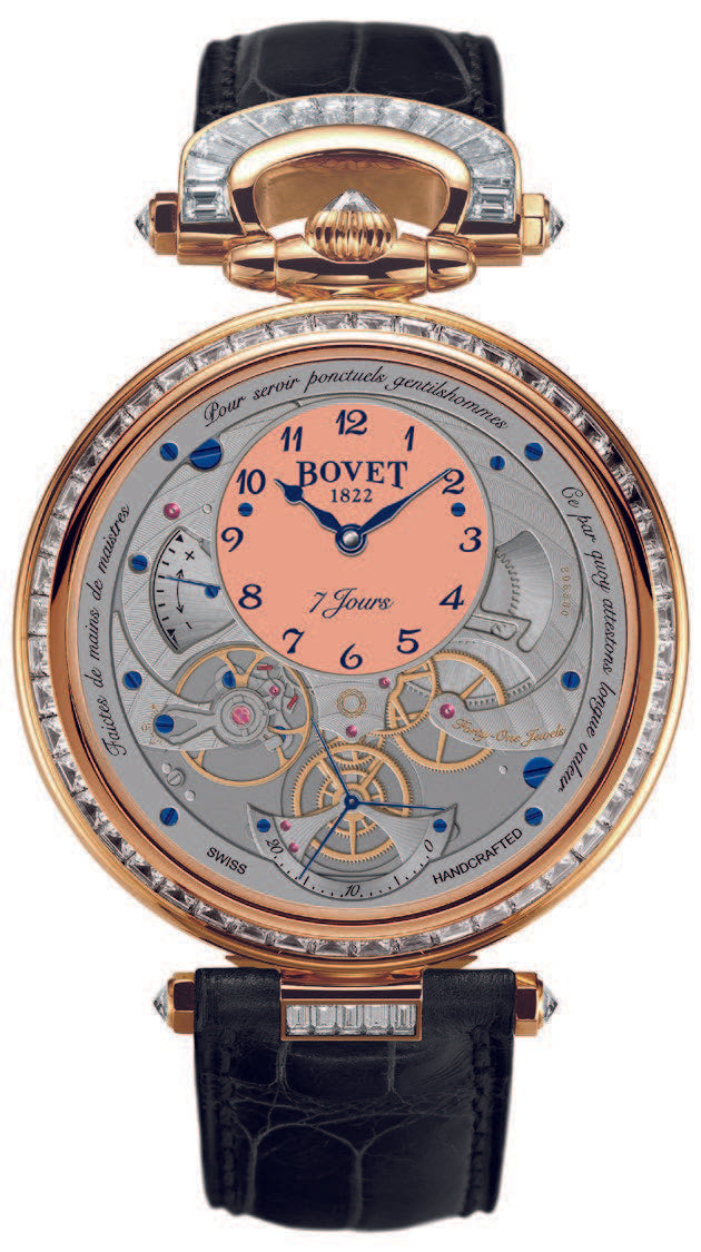 Monsieur Bovet Red Gold Salmon Pink Lacquered