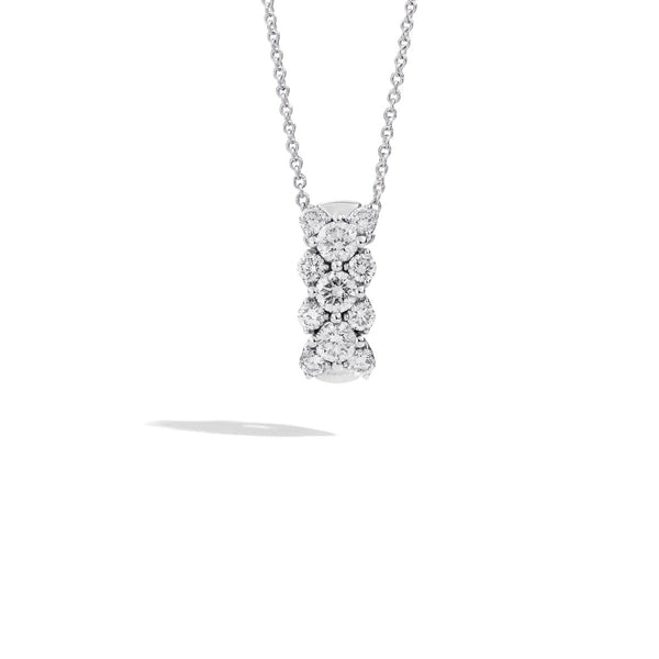 ANNIVERSARY Pavé pendant 18 Kt white gold and diamonds