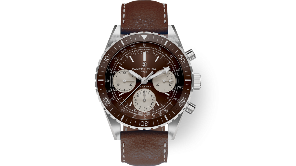 Sea Sky Revival Brown – INDP Watches - Main Image